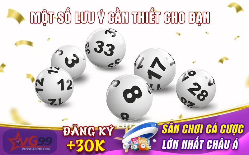 Một số lưu ý cần thiết cho bạn