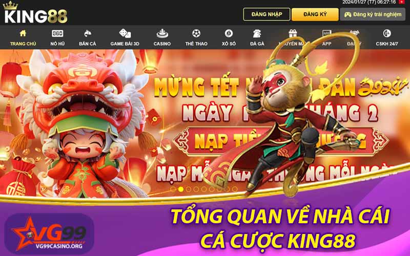Tổng quan về nhà cái cá cược King88
